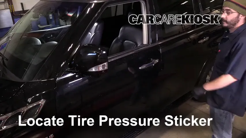 2016 Infiniti QX80 Limited 5.6L V8 Tires & Wheels Check Tire Pressure